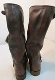 Frye Veronica Dark Brown Slouch Boots