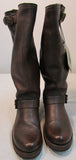 Frye Veronica Dark Brown Slouch Boots