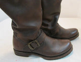 Frye Veronica Dark Brown Slouch Boots