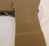 Musse & Cloud Artisian "Jazzy" Suede 5 Strap Slide Sandals