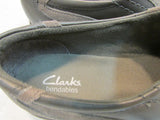 Clarks Bendable Bingo Grey Leather/Suede Slip-Ons