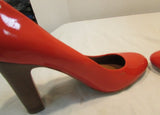 Coach Leather Block Heel Pumps