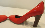 Coach Leather Block Heel Pumps