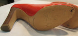 Coach Leather Block Heel Pumps