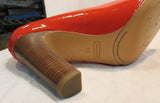 Coach Leather Block Heel Pumps