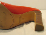 Coach Leather Block Heel Pumps