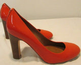 Coach Leather Block Heel Pumps