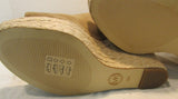 Michael Kors Beige Wedge Slide Sandal
