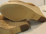 Michael Kors Beige Wedge Slide Sandal