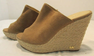 Michael Kors Beige Wedge Slide Sandal