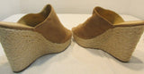 Michael Kors Beige Wedge Slide Sandal