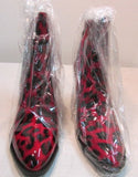 Ninety Union Milano Red Ankle Booties