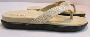 Andiamo Marvel Gold Thong Flip Flops