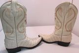 Donaldo Boots with Croc Design & Embroidery
