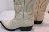 Donaldo Boots with Croc Design & Embroidery