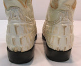 Donaldo Boots with Croc Design & Embroidery