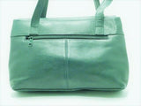 Tignanello Genuine Leather Green Shoulder Satchel