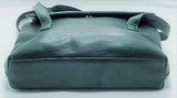 Tignanello Genuine Leather Green Shoulder Satchel