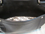 Tignanello Black Leather Satchel Purse