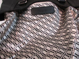 Tignanello Black Leather Satchel Purse