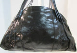 Amalfi by Rangoni Black Leather Shoulder Bag
