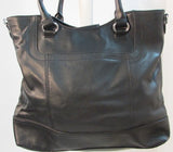 Tignanello Black Leather Satchel Purse
