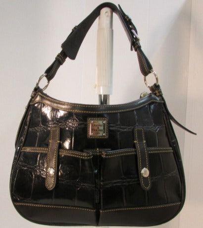 Dooney Bourke 1975 Black Leather Purse MA PAS TREASURES CONSIGNMENT AUCTIONS