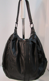 Christian Audigier Black Zee Zee Top Ziggy Hobo Bag