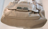 Coach Kristin Large Taupe Leather Satchel