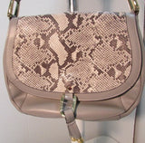 Antonio Melani Taupe Reptile Skin - NWT