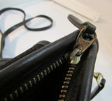 Vintage Coach Ritchie Black Leather Flap Crossbody Purse