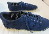 Marc Fisher Baila Dark Blue Fabric Shoes