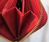 Kate Spade Red Leather Jackson Large Continental Wallet