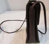 Brighton Brown Leather Flap Crossbody