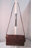 Four Seasons Brown Faux Leather Crossbody Purse