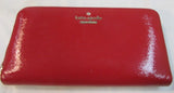 Kate Spade Red Leather Jackson Large Continental Wallet