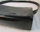 Furla Vintage Gloss Purse Black Leather Made in Italy