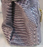 Vecceli Italy Faux Leather Lavender Purse