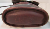 Brighton Vintage Brown Leather Bucket Shoulder Bag