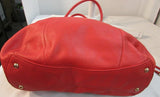 Isaac Mizrahi Live! Red Leather Tote