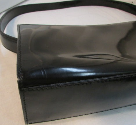 Vintage Leather Furla Bag / Italian Furla Shoulder Bag 