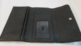 Guess Black Leather Tri-Fold Wallet