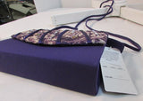 Milano Paris of New York Purple Lace with Rhinestone Evening Bag