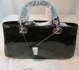 Beijo Patent Leather Black Satchel - NWT