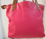 Lauren Ralph Lauren Red Leather LXVII Shoulder Bag