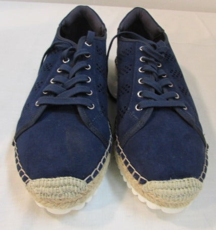 Marc Fisher Baila Dark Blue Fabric Shoes