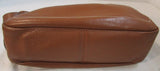 Lamarthe Paris Brown Pebble Leather Shoulder Bag