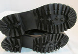 Madden Girl Black Leather Lace Up Boots