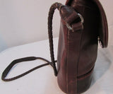 Brighton Vintage Brown Leather Bucket Shoulder Bag