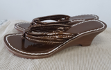 Bernardo Miami Bronze Demi Wedge Sandal